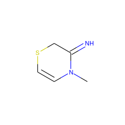 CN1C=CSCC1=N ZINC000140350604