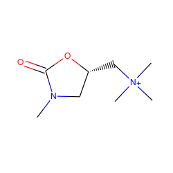 CN1C[C@@H](C[N+](C)(C)C)OC1=O ZINC000096939003