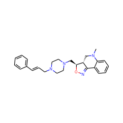 CN1C[C@@H]2C(=NO[C@H]2CN2CCN(C/C=C/c3ccccc3)CC2)c2ccccc21 ZINC000022933238