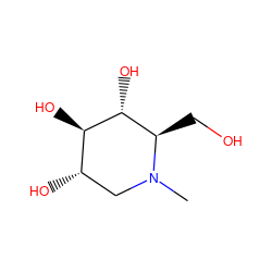 CN1C[C@H](O)[C@@H](O)[C@H](O)[C@H]1CO ZINC000003795332