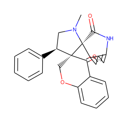 CN1C[C@H](c2ccccc2)[C@@]2(COc3ccccc3C2=O)[C@@]12C(=O)Nc1ccccc12 ZINC000013143204