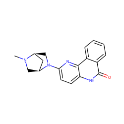 CN1C[C@H]2C[C@@H]1CN2c1ccc2[nH]c(=O)c3ccccc3c2n1 ZINC000026941647