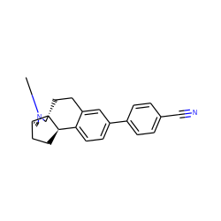 CN1C[C@H]2CC[C@@H]3c4ccc(-c5ccc(C#N)cc5)cc4CC[C@]23C1 ZINC000062178473