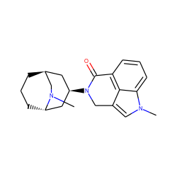 CN1C[C@H]2CCC[C@H]1C[C@H](N1Cc3cn(C)c4cccc(c34)C1=O)C2 ZINC000145787835