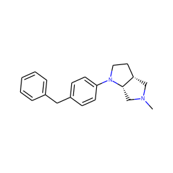 CN1C[C@H]2CCN(c3ccc(Cc4ccccc4)cc3)[C@H]2C1 ZINC000062178502