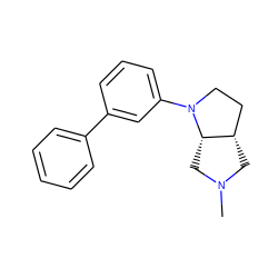 CN1C[C@H]2CCN(c3cccc(-c4ccccc4)c3)[C@H]2C1 ZINC000058608249