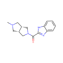 CN1C[C@H]2CN(C(=O)c3nc4ccccc4[nH]3)C[C@H]2C1 ZINC000059684271