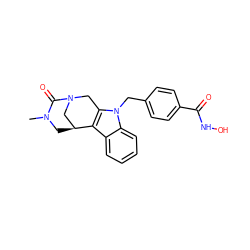 CN1C[C@H]2CN(Cc3c2c2ccccc2n3Cc2ccc(C(=O)NO)cc2)C1=O ZINC001772609492