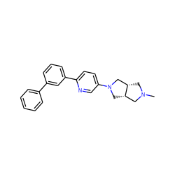 CN1C[C@H]2CN(c3ccc(-c4cccc(-c5ccccc5)c4)nc3)C[C@H]2C1 ZINC000040977150