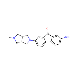 CN1C[C@H]2CN(c3ccc4c(c3)C(=O)c3cc(N)ccc3-4)C[C@H]2C1 ZINC000082149856