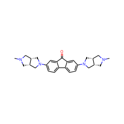 CN1C[C@H]2CN(c3ccc4c(c3)C(=O)c3cc(N5C[C@@H]6CN(C)C[C@@H]6C5)ccc3-4)C[C@H]2C1 ZINC000038334776