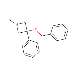 CN1CC(OCc2ccccc2)(c2ccccc2)C1 ZINC000096924127