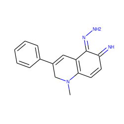 CN1CC(c2ccccc2)=CC2=C1C=CC(=N)/C2=N\N ZINC000017254351