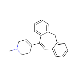 CN1CC=C(C2=Cc3ccccc3Cc3ccccc32)CC1 ZINC000013740496