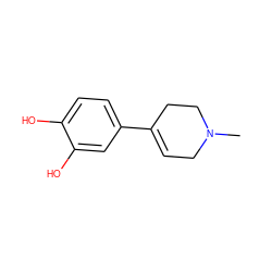 CN1CC=C(c2ccc(O)c(O)c2)CC1 ZINC000005966264