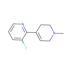 CN1CC=C(c2ncccc2F)CC1 ZINC000036237993