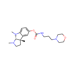 CN1CC[C@@]2(C)c3cc(OC(=O)NCCCN4CCOCC4)ccc3N(C)[C@@H]12 ZINC000084402688