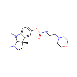 CN1CC[C@@]2(C)c3cc(OC(=O)NCCN4CCOCC4)ccc3N(C)[C@@H]12 ZINC000084462430