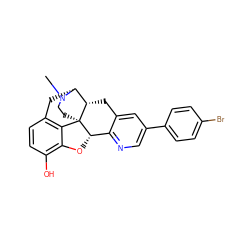 CN1CC[C@@]23c4c5ccc(O)c4O[C@H]2c2ncc(-c4ccc(Br)cc4)cc2C[C@H]3[C@H]1C5 ZINC000169366083