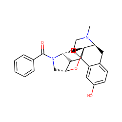 CN1CC[C@@]23c4cc(O)ccc4C[C@H]1[C@]21CC[C@@H]2[C@H]3[C@@H](CN2C(=O)c2ccccc2)O1 ZINC001772625486