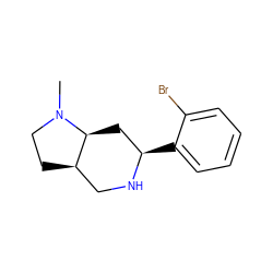 CN1CC[C@@H]2CN[C@H](c3ccccc3Br)C[C@@H]21 ZINC000095599985