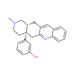 CN1CC[C@]2(c3cccc(O)c3)Cc3nc4ccccc4cc3C[C@H]2C1 ZINC000003995327