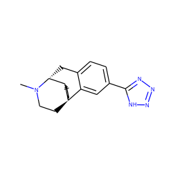 CN1CC[C@]23CCCC[C@H]2[C@H]1Cc1ccc(-c2nnn[nH]2)cc13 ZINC000013532329