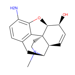 CN1CC[C@]23c4c5ccc(N)c4O[C@H]2[C@@H](O)C=C[C@H]3[C@H]1C5 ZINC000013813266