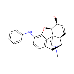 CN1CC[C@]23c4c5ccc(Nc6ccccc6)c4O[C@H]2[C@@H](O)C=C[C@H]3[C@H]1C5 ZINC000013813274