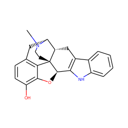 CN1CC[C@]23c4c5ccc(O)c4O[C@@H]2c2[nH]c4ccccc4c2C[C@H]3[C@H]1C5 ZINC000028523974