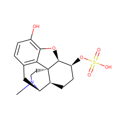 CN1CC[C@]23c4c5ccc(O)c4O[C@H]2[C@@H](OS(=O)(=O)O)CC[C@H]3[C@H]1C5 ZINC000036221925