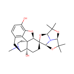 CN1CC[C@]23c4c5ccc(O)c4O[C@H]2[C@]2(CC[C@@]3(O)[C@H]1C5)O[C@@H]1N3[C@@H](OC1(C)C)C(C)(C)O[C@H]32 ZINC000095560138