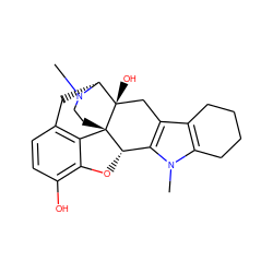 CN1CC[C@]23c4c5ccc(O)c4O[C@H]2c2c(c4c(n2C)CCCC4)C[C@@]3(O)[C@H]1C5 ZINC000013586586