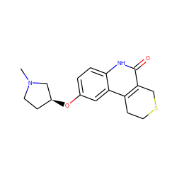 CN1CC[C@H](Oc2ccc3[nH]c(=O)c4c(c3c2)CCSC4)C1 ZINC000049070947