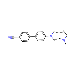 CN1CC[C@H]2CN(c3ccc(-c4ccc(C#N)cc4)cc3)C[C@H]21 ZINC000062178486