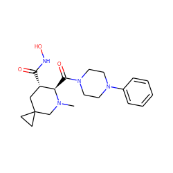 CN1CC2(CC2)C[C@H](C(=O)NO)[C@H]1C(=O)N1CCN(c2ccccc2)CC1 ZINC000034801908