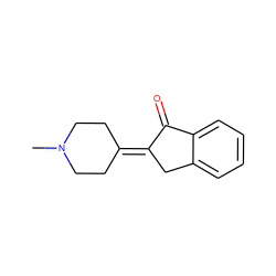 CN1CCC(=C2Cc3ccccc3C2=O)CC1 ZINC000013449596