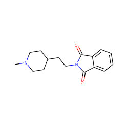 CN1CCC(CCN2C(=O)c3ccccc3C2=O)CC1 ZINC000013449600