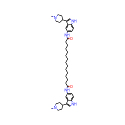 CN1CCC(c2c[nH]c3ccc(NC(=O)CCCCCCCCCCCCCC(=O)Nc4ccc5[nH]cc(C6CCN(C)CC6)c5c4)cc23)CC1 ZINC000049889318