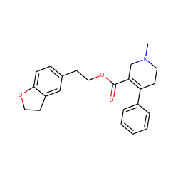 CN1CCC(c2ccccc2)=C(C(=O)OCCc2ccc3c(c2)CCO3)C1 ZINC000095598015