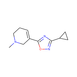 CN1CCC=C(c2nc(C3CC3)no2)C1 ZINC000000003667