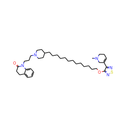 CN1CCC=C(c2nsnc2OCCCCCCCCCCCCCC2CCN(CCCN3C(=O)CCc4ccccc43)CC2)C1 ZINC000299826155