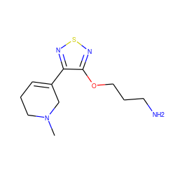 CN1CCC=C(c2nsnc2OCCCN)C1 ZINC000029131911