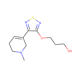 CN1CCC=C(c2nsnc2OCCCO)C1 ZINC000029131982