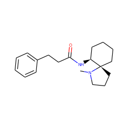 CN1CCC[C@@]12CCCC[C@@H]2NC(=O)CCc1ccccc1 ZINC000028254527