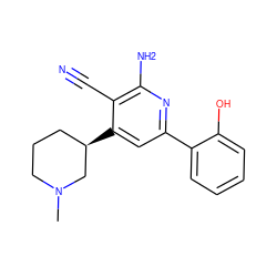 CN1CCC[C@@H](c2cc(-c3ccccc3O)nc(N)c2C#N)C1 ZINC000028369227