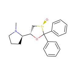 CN1CCC[C@@H]1[C@@H]1C[S@@+]([O-])C(c2ccccc2)(c2ccccc2)O1 ZINC000040430708