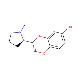 CN1CCC[C@@H]1[C@H]1COc2ccc(O)cc2O1 ZINC000073196790