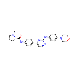 CN1CCC[C@@H]1C(=O)Nc1ccc(-c2ccnc(Nc3ccc(N4CCOCC4)cc3)n2)cc1 ZINC000095561919