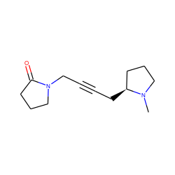 CN1CCC[C@@H]1CC#CCN1CCCC1=O ZINC000029330758